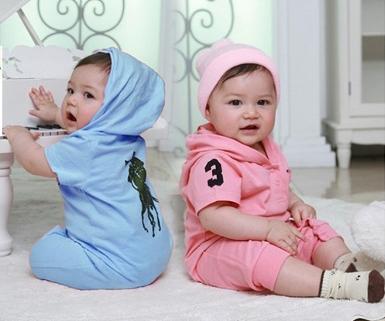 ชุดบอดี้สูท Polo มีสองสี ฟ้า ชมพู